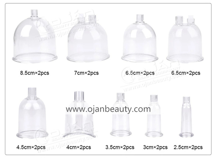 NEW 150ML XL 18.5cm 7.28inch  Large Cups   Butt Lift New Vacuum Therapy Machine For Breast  and Buttocks