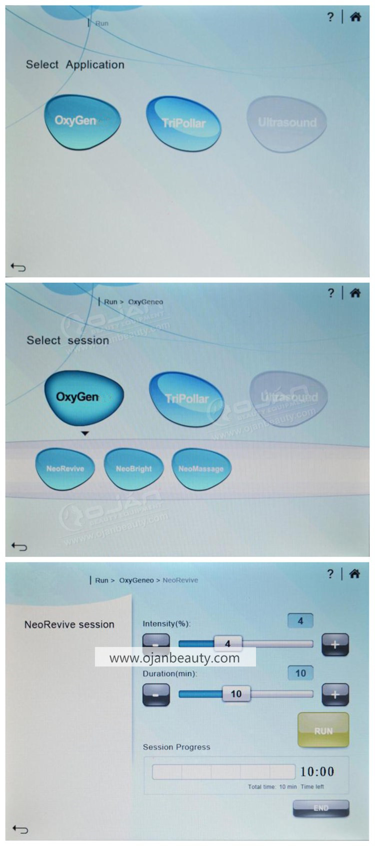 2021 New 3 in 1 Super Facial Oxygeneo Exfoliation Therapy machine 