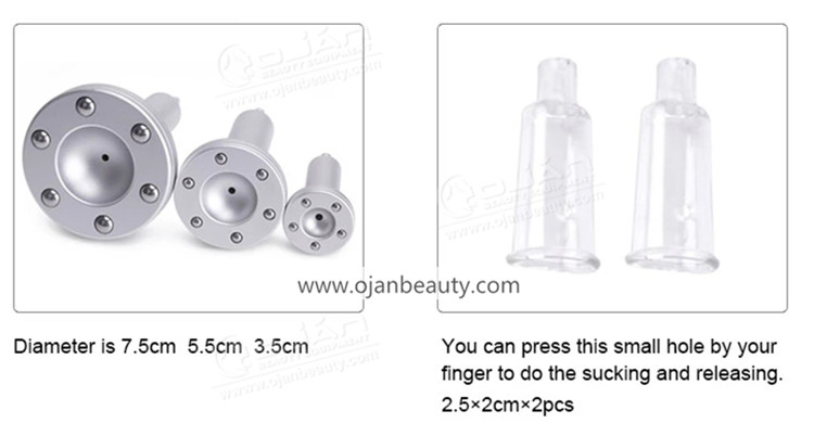 NEW 150ML XL 18.5cm 7.28inch  Large Cups   Butt Lift New Vacuum Therapy Machine For Breast  and Buttocks