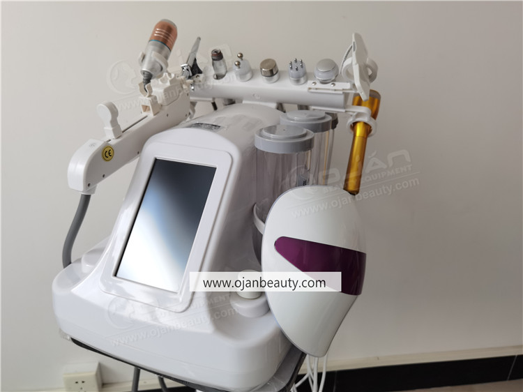 Upgraded 12 in 1 Hydra Dermabrasion RF Bio-lifting Spa Facial Machine