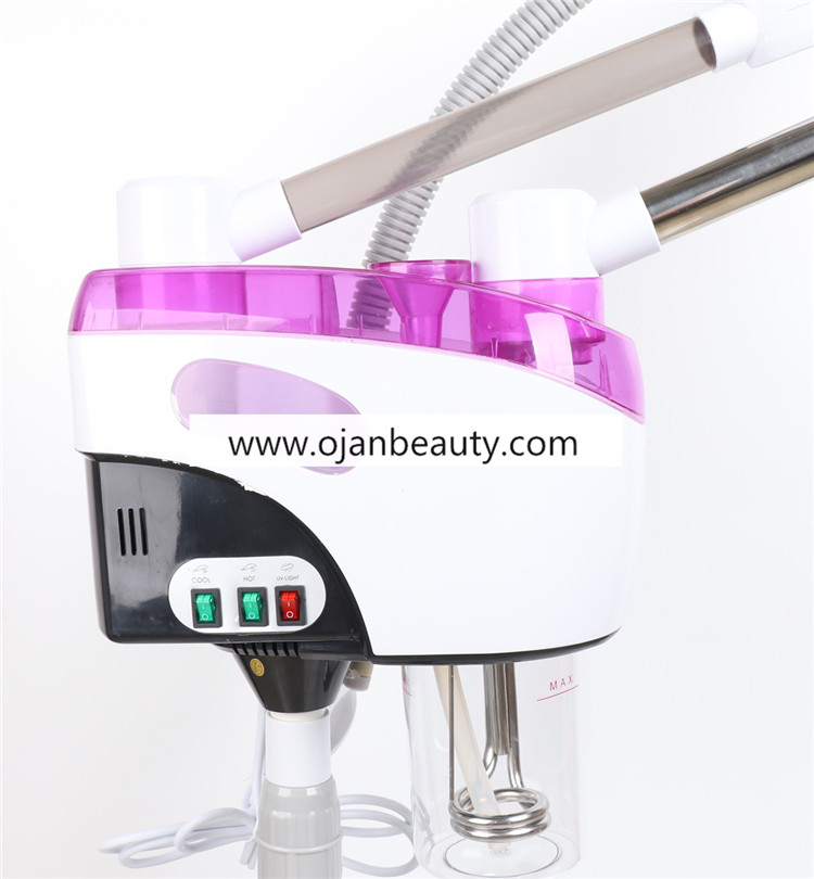 facial steamer with magnifying light