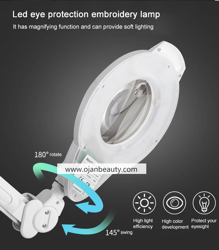 facial steamer with magnifying light