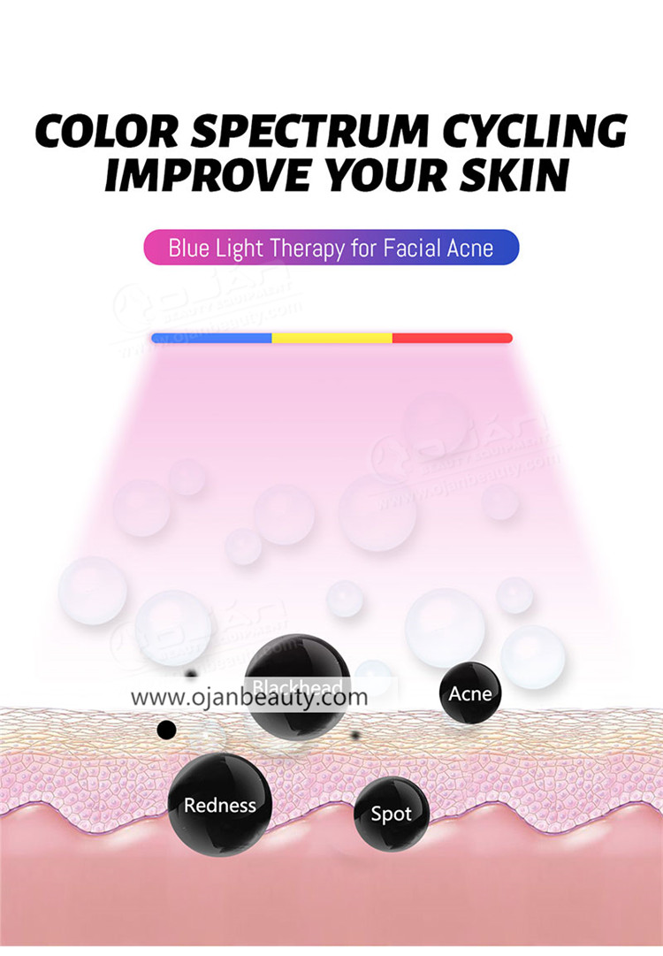 newst 7 colors led light therapy machine with foldable design pdt therapy