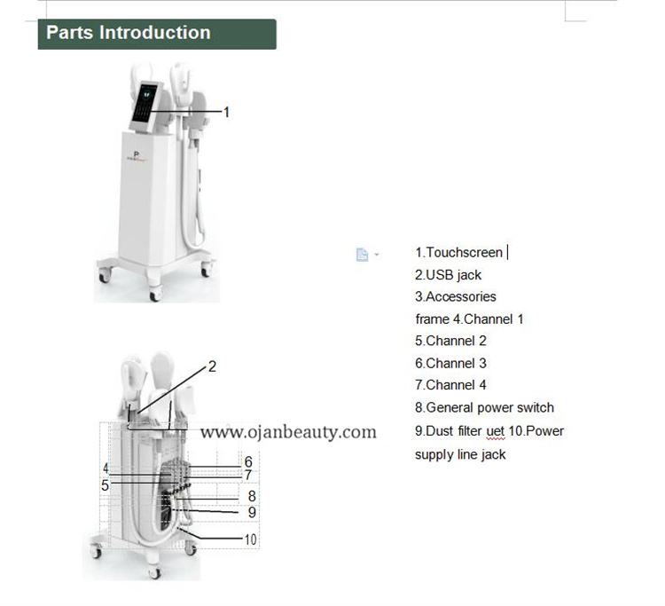 ems sculpting machine massager