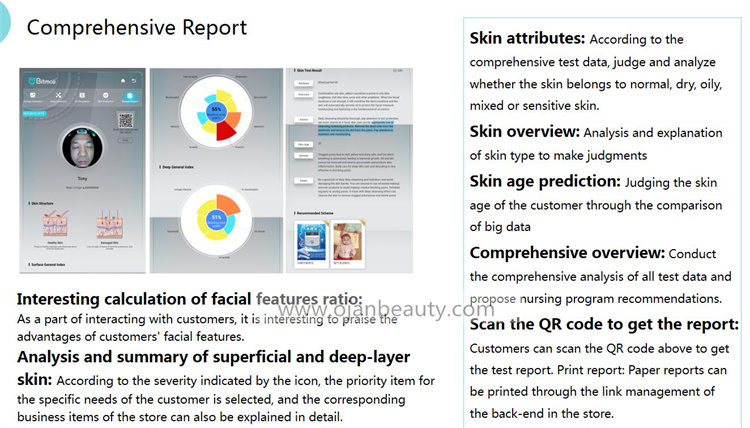 Magic Mirror Digital Skin Analyzer