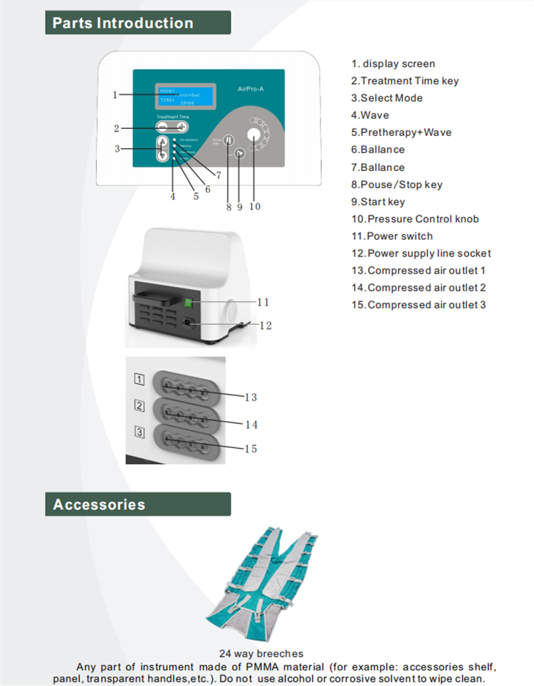 presoterapia machine pressotherapy