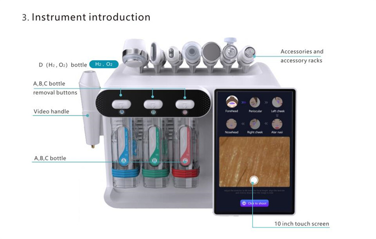 skin testing machine facial skin analyzer