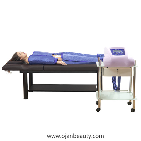 LCD screen 3 in 1 Far infrared+pressotherapy+ Electro Muscle Stimulation slimming machine   